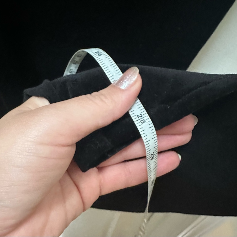 L'AGENCE Black Pants Stevie Velvet Jeans in Noir 29 flare - Picture 4 of 8